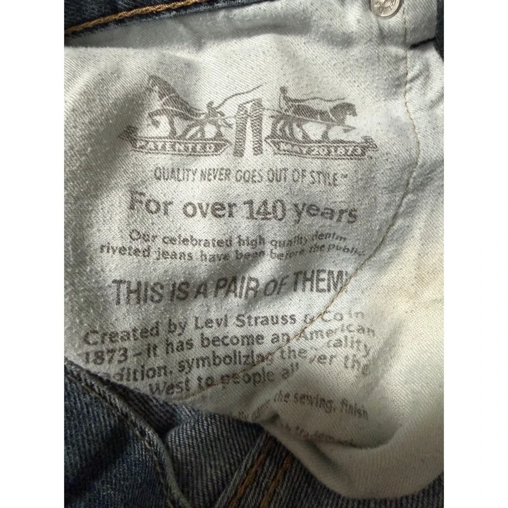 Levis 559 Relaxed‎ Straight Jeans Mens 30x30 Blue Medium Wash Denim 00559-0442